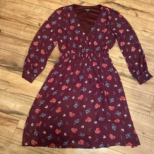 Women’s Long Sleeve Midi Dress